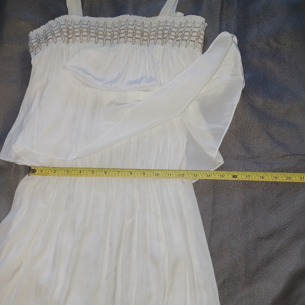 Ramy Brook  Women Dress Size XS Cream white  Off-Shoulder Dress Mini - Picture 10 of 14